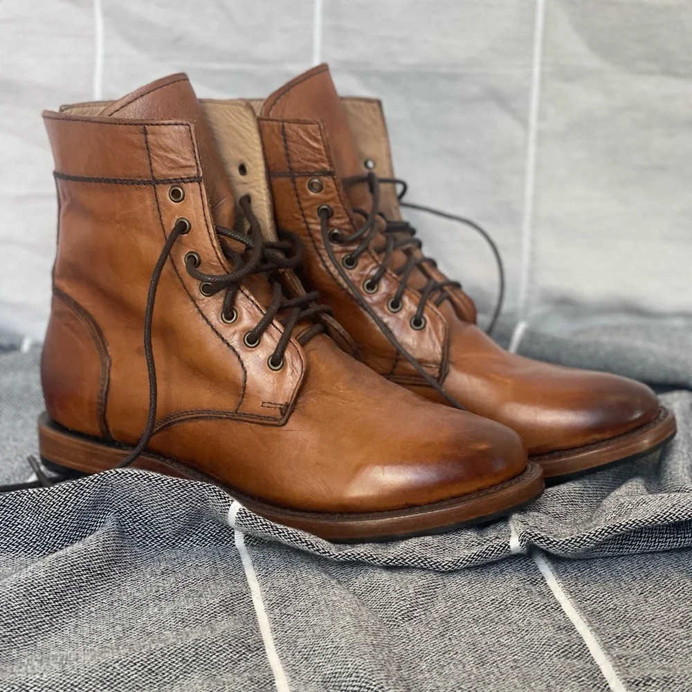 Sutro woman’s hand crafted leather boots size 7. Brand new, never worn. - Picture 1 of 5
